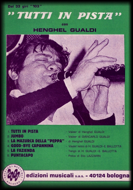 Copertina, Partitura completa. Mazurka della Peppa.